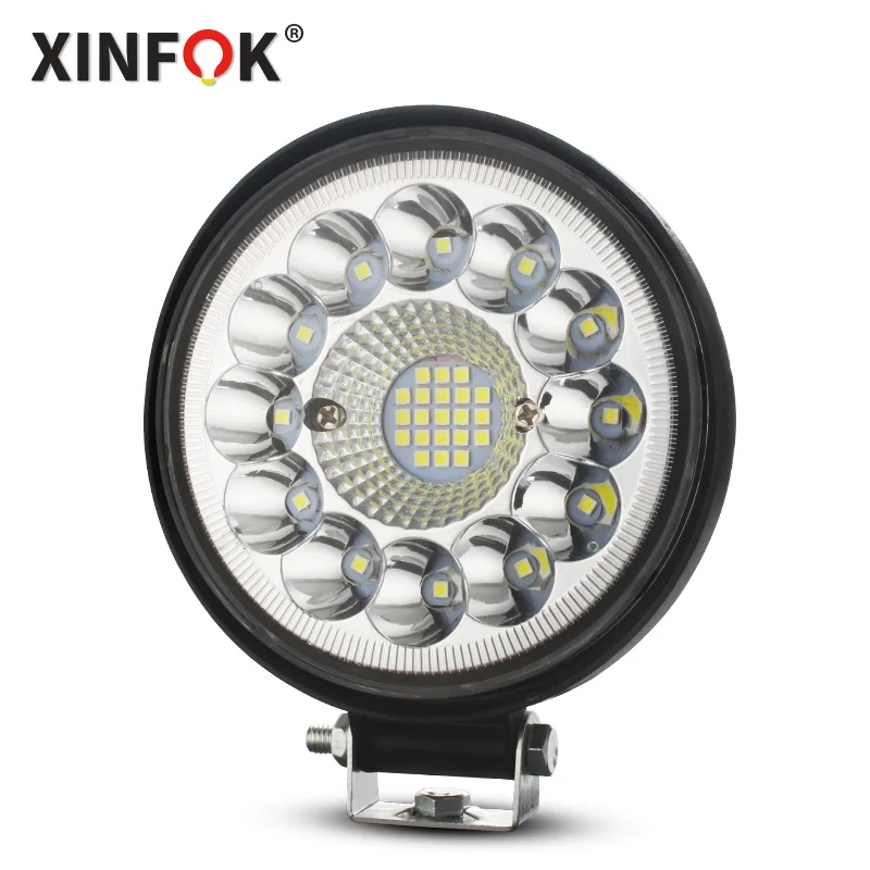 Barra Light 12v 24v Led For Auto Car Vehicle Truck Round Work Lamp 4×4