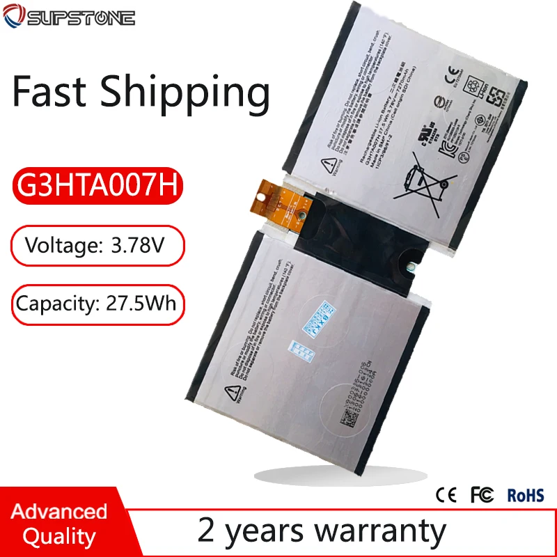 Nuova Batteria Per Laptop Muslimexmuslimex Per Microsoft Surface 3 1645,1657,Surface Rt3,1 Icp3/96/91-2