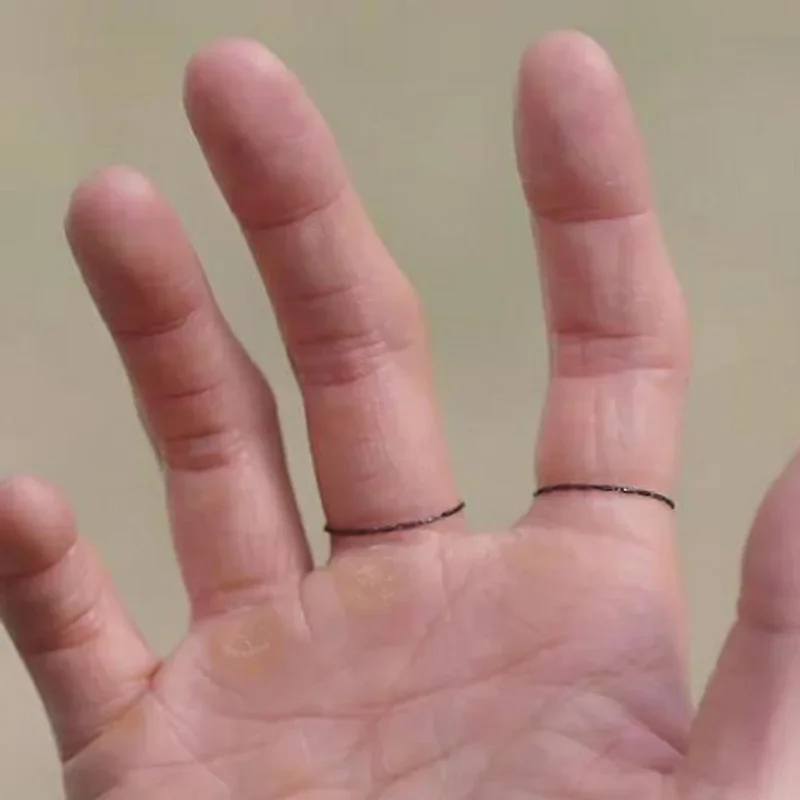 ashion New Korean TV Thin Chain Ring Knuckle Ring 구미호뎐 Tale of The Nine Tailed Lee Dong Wook for Men Boy 3