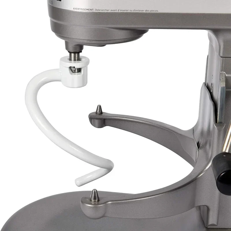 Coated Dough Hook Attachment for KitchenAid Stand Mixer Bowl Spiral Coated Metal Dough Hook for KV25 Series