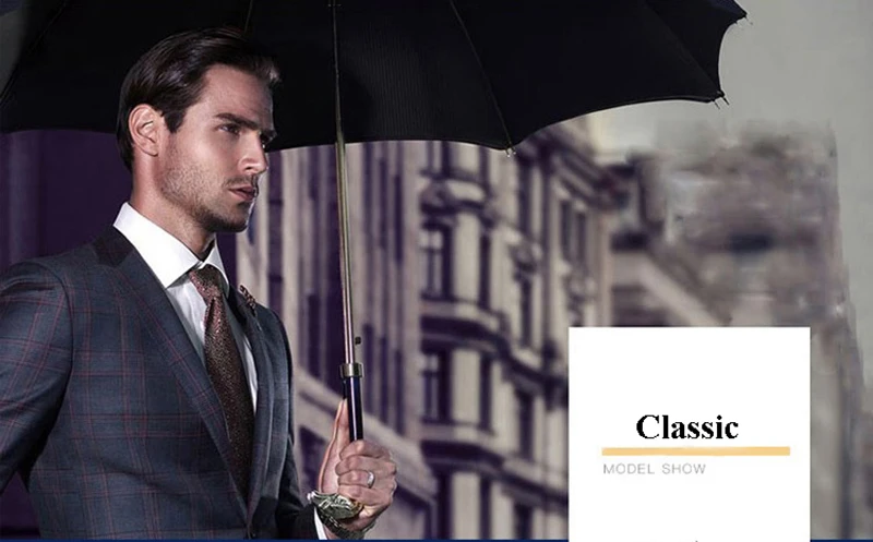 Neue männer Krawatte Hanky Manschettenknöpfe Set Mit Luxus Geschenk Box Einfarbig Krawatte Für Männer Anzug Hochzeit Business Party zubehör – Detail 1