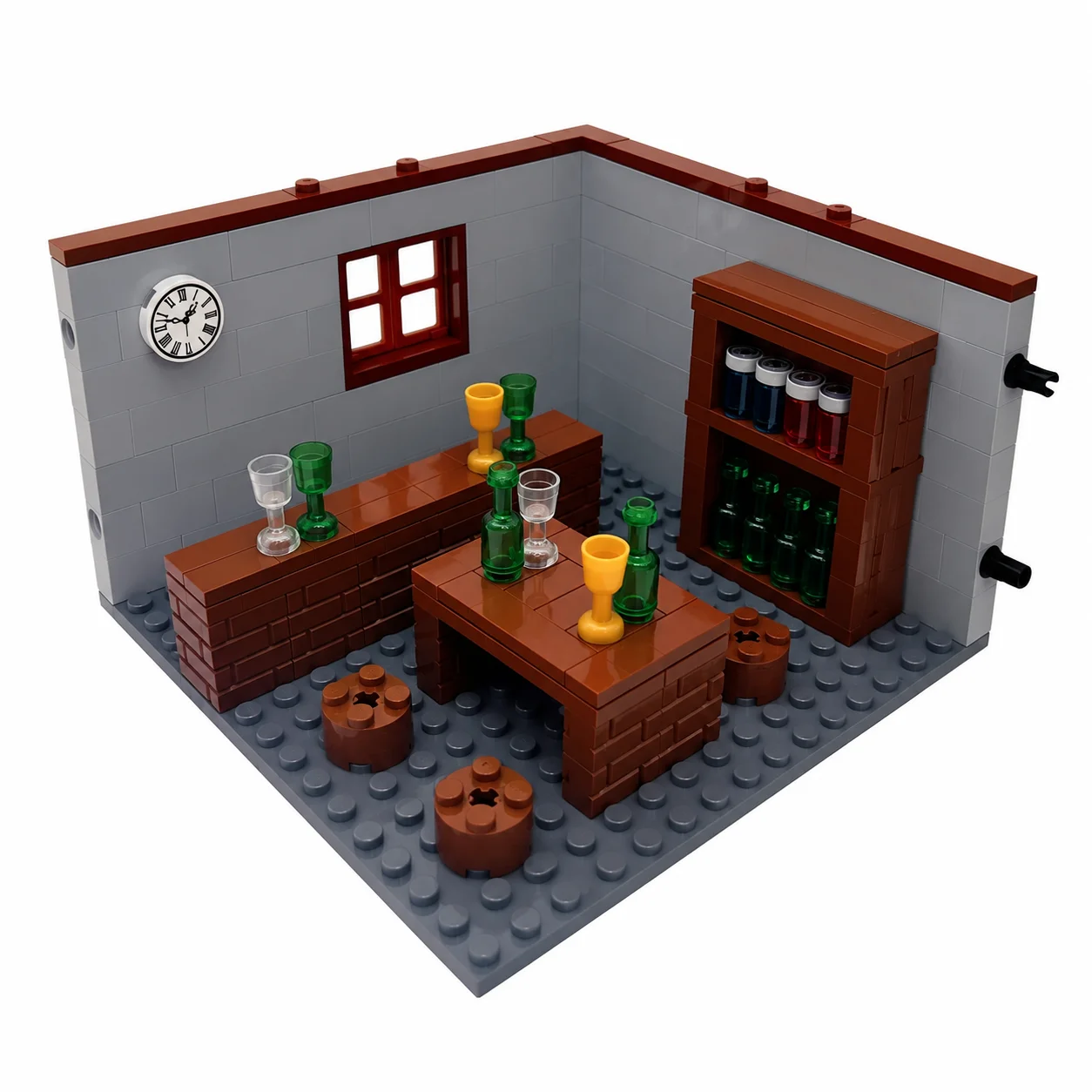 City House Building Blocks Toy Set for Kids - Creative DIY Bricks with Furniture
