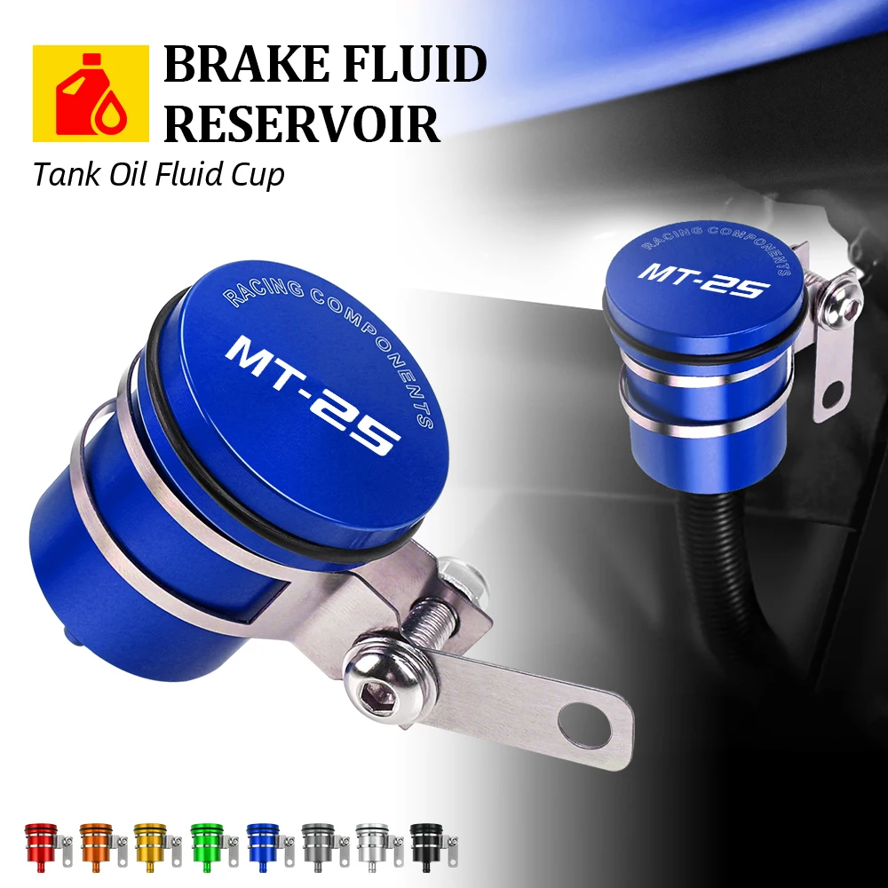 

FOR YAMAHA MT25 MT-25 MT 25 mt25 2005 2006 2015 2016 2017 - 2023 Brake Clutch Tank Cylinder Fluid Oil Reservoir Cup Fluid Cup