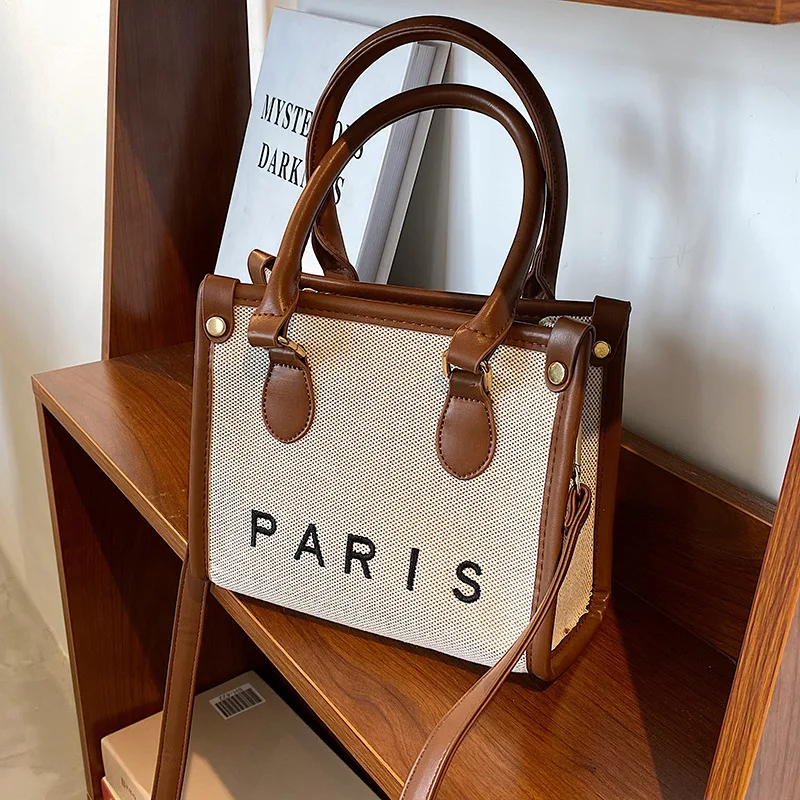 

High Quality Women Canvas Handbags Tote Bags Fashion Ladies Shoulder Messenger Bags Designer Large Capacity Female Crossbody Bag