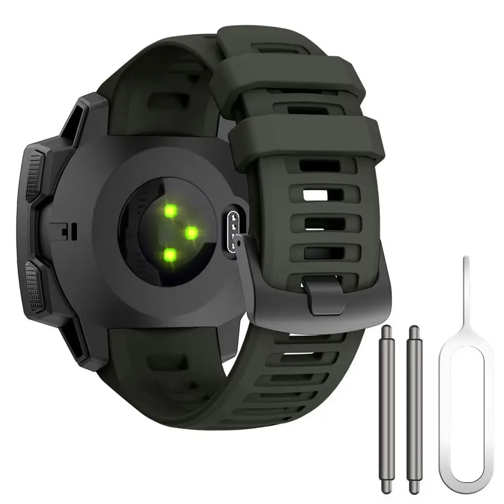Silicone Strap 22mm Watchband Replacement Bracelet