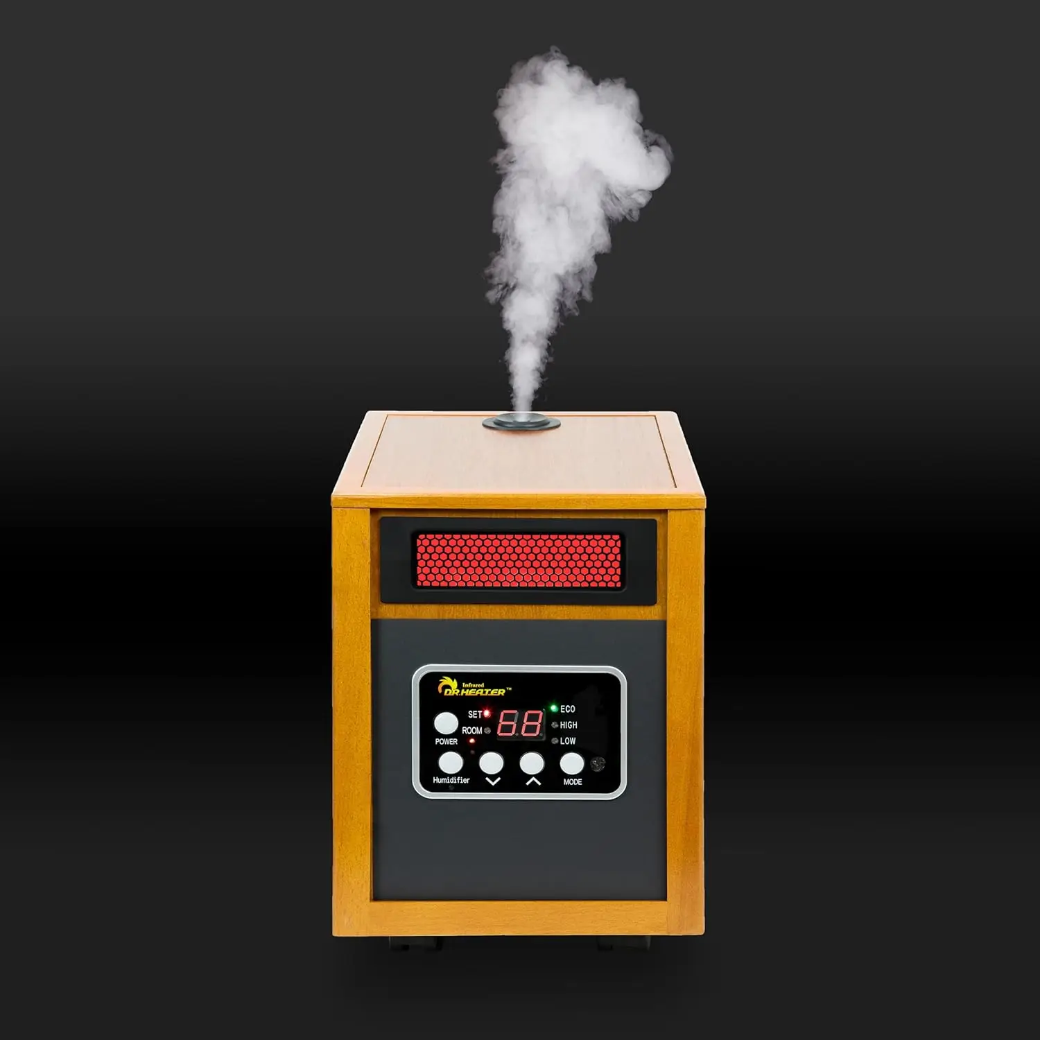 Heater Portable Space Heater with Humidifier, 1500-Watt，Newly Engineered and Designed with Advanced Dual Heating System