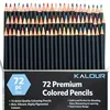 Color pencils 72 Color Oil-based Color Pencils Erasable Color Pencils Pencil Set Drawing Kit Coloring Book Sketch Illustration w 2