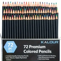 Color pencils 72 Color Oil-based Color Pencils Erasable Color Pencils Pencil Set Drawing Kit Coloring Book Sketch Illustration w 2