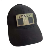 Флаг Италии, эмблема, аппликация для одежды, вышитые нашивки, ИК-светоотражающие итальянские значки на рюкзак, военные тактические наклейки на руку — изображение 3