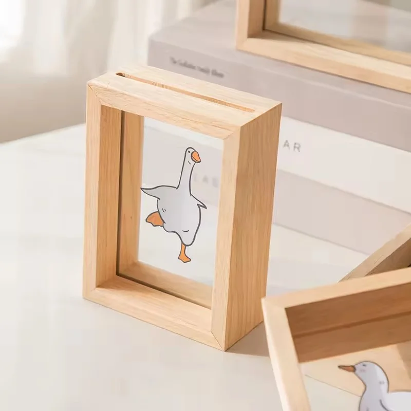 Double-sided Insert Photo Frame Acrylic Photo Frame Creative Transparent Leaf Specimen Display Home Decoration Photo Frame Acrylic Display Holder