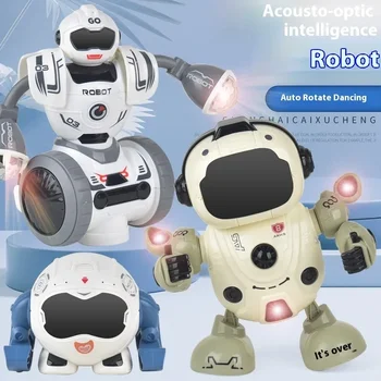 Danza Robot Musica Flaunting Oscillante Giocattoli luminosi elettrici per ragazzi e ragazze Piccoli animali domestici dal vivo Regalo robot per cani