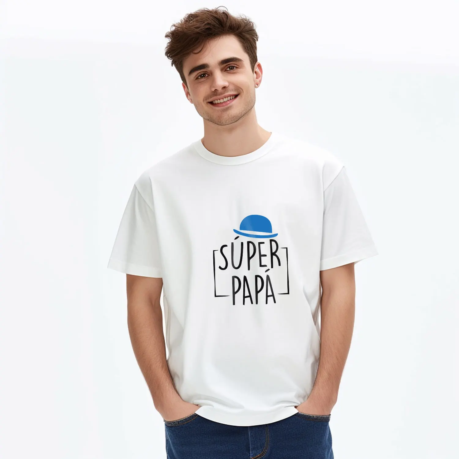 Фото Сувенир на День отца Super PAPA Hero, памятные наклейки с утюгом, аппликация для ткани, Высококачественная клейкая подложка, рукоделие №2