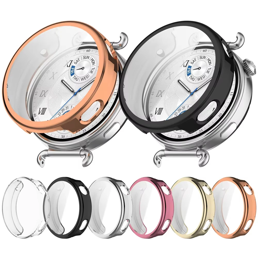 Premium TPU Protective Case Shell Frame Cover for Huawei Watch GT6 Series