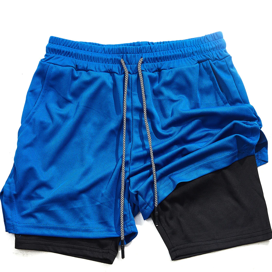 Sports shorts men Mens Swimwear Shorts Gym Running Workout Shorts Beach Board with Liner Pockets Towel Loop