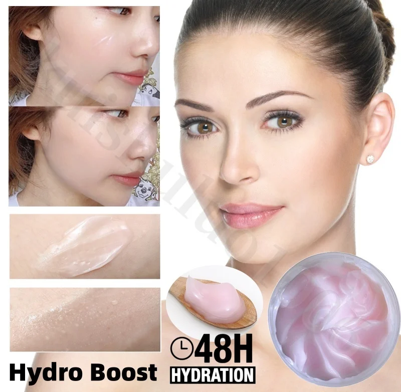 Rose Bursting Water Face Cream Women Hyaluronic Acid Dry Skin Whitening for Dark SkinCare Soothing Hydrating Facial Moistrurizer