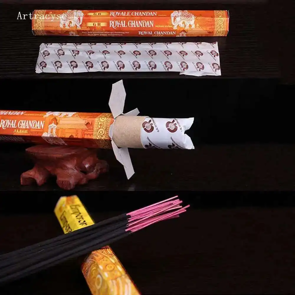 20 Sticks India Sandalwood Incense Household Bedroom Toilet Bathroom Agarwood Tibetan Incense Line Fragrance Lasting