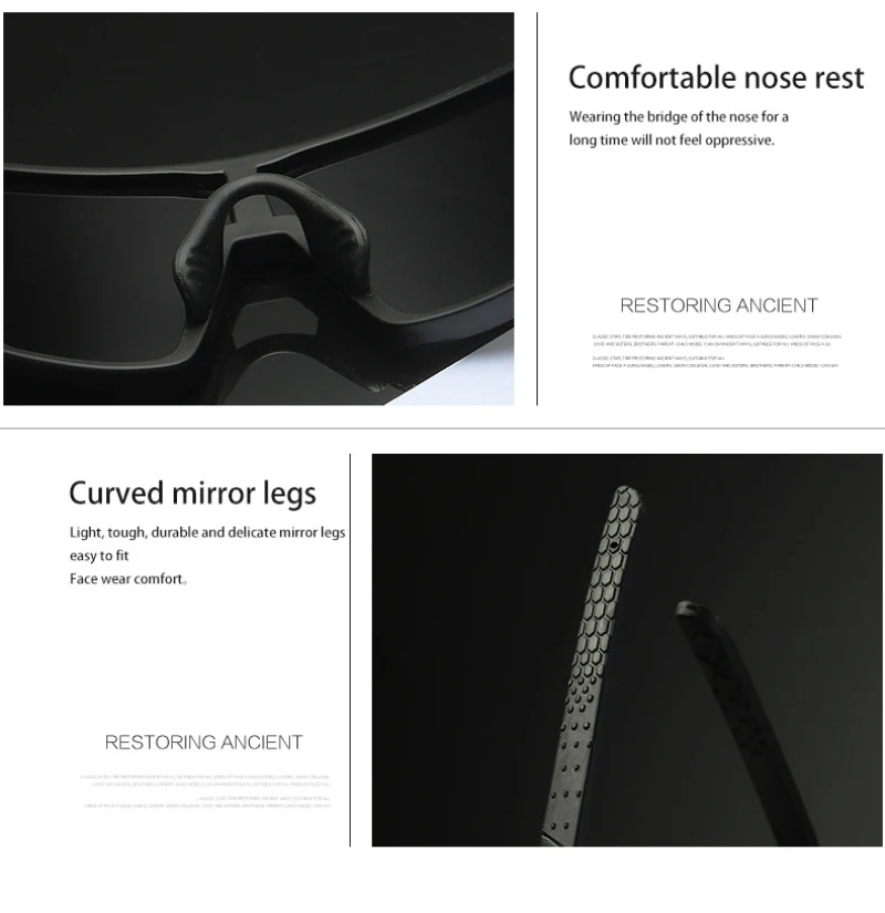 Description Picture 5 of itemPolarized Fishing Glasses for Men Women Driving Goggles Shades Male Sunglasses Hiking Sunglases Cycling Sunglasses UV400 Eyewear