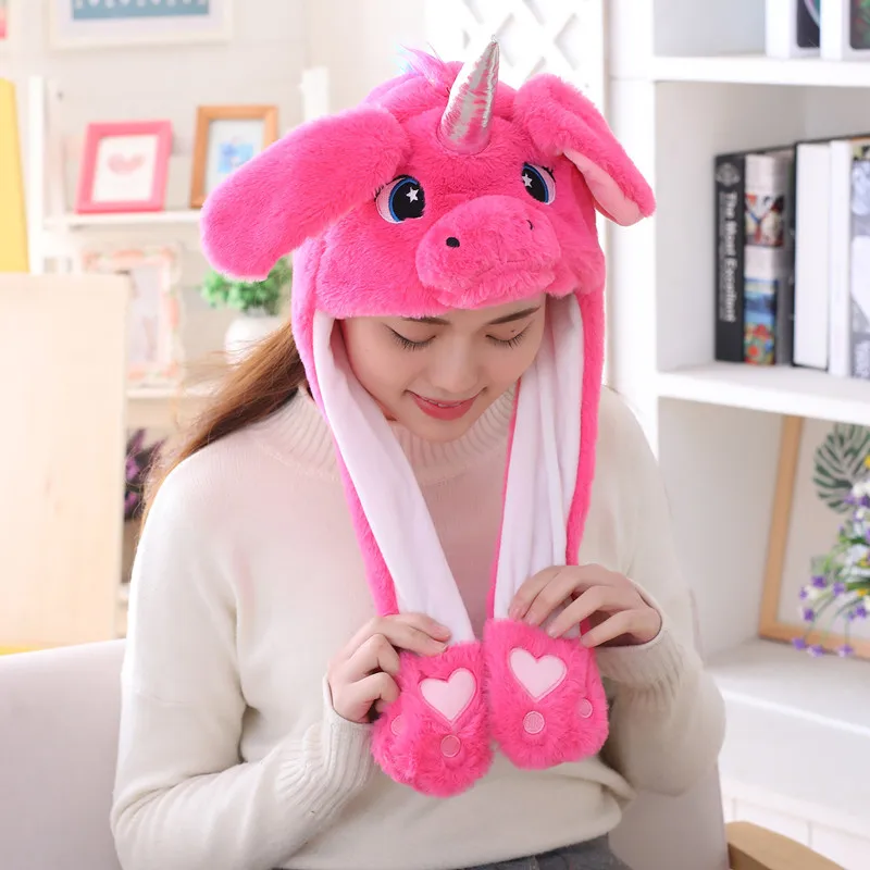 Cute Bunny Ears Hat Moving Airbag 