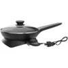 Heavy Duty 10.5-inch Fry Pan,Easy-Pour Spout,Dishwasher Safe, Rapid Heat Up,Non-stick Electric Skillet Tempered Glass Vented Lid 4