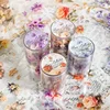 1Roll 2M DIY material decoration loop sticker Supplies Adhesives Scrapbook Cut 55mm*2M Tape Flower Field PET Handbook 3
