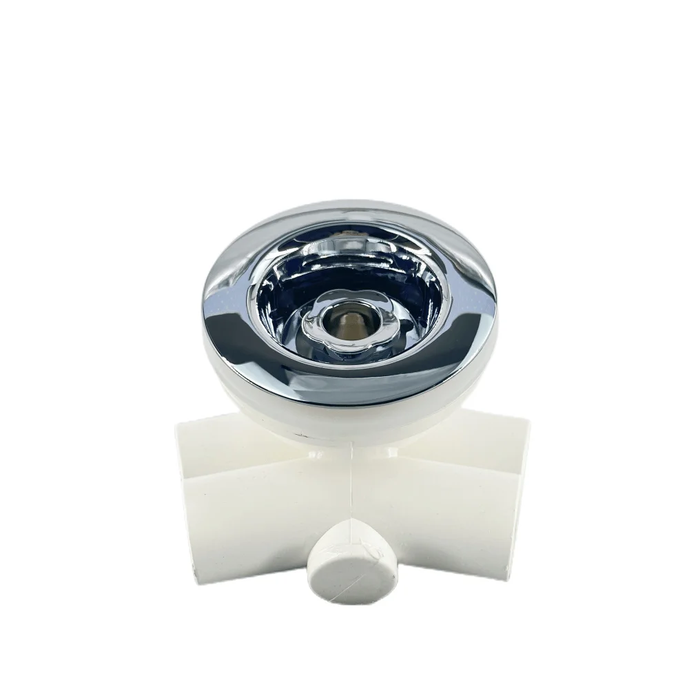 80mm Cover 32mm Water-in Jet Nozzle Ultra-thin Adjustable Nozzle (V-type) Massage Bathtub Bubble Hot Tub Water Jet