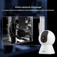 Caméra IP WiFi miniature KERUI 5MP 8MP 4K HD, caméra de sécurité intérieure sans fil, surveillance domestique CCTV avec suivi automatique intelligent Tuya 3