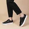 VIPOL Real cowhide casual shoes classic four seasons men's white shoes thick sole light men's sports shoes 6