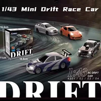 2.4G RC Drift Car 1/43 4WD Remote Control Car High Speed Four Wheel Drive Radio Controlled Mini Racing Car Model Boy Toy Gift 2