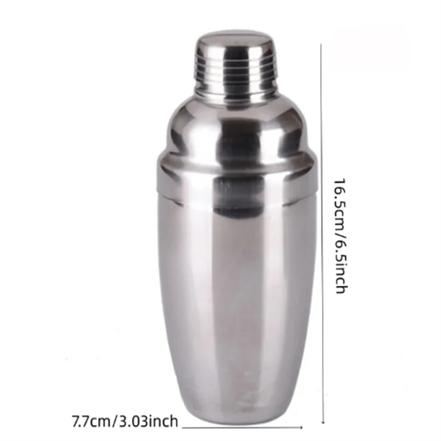 6pcs stainless steel cocktail shaker six-piece set three-stage cocktail shaker