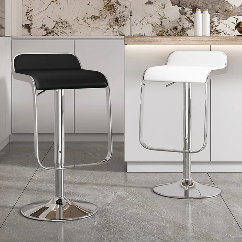 

Ergonomic High Counter Bar Stools High Luxury Swivel Gamer Modern Bar Stools Metal Industrial Design Bancos De Bar Furniture HY