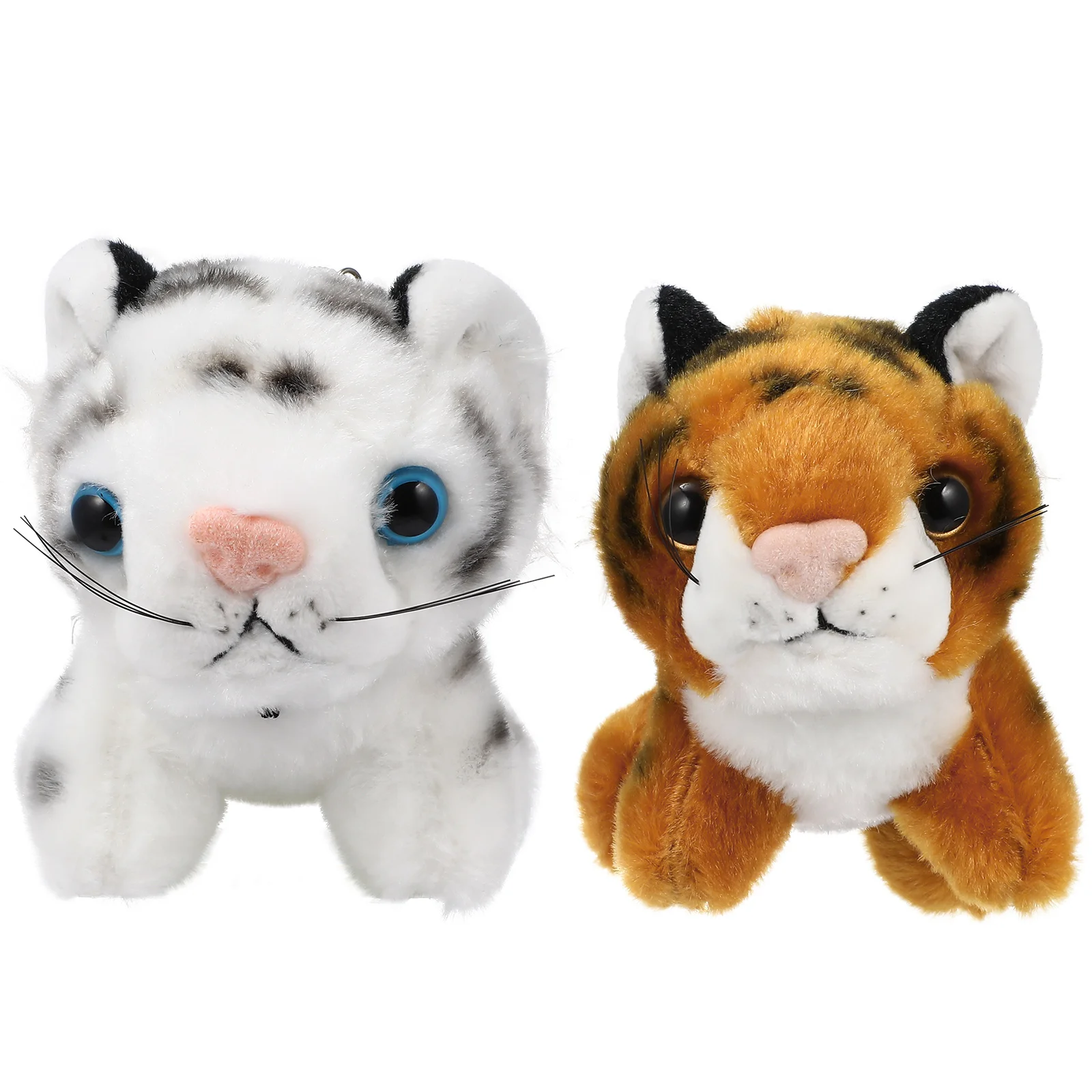 

Bag Pendants Plush Hanging Ornaments Animals Keyring Backpack Decorations Tiger Pendants Doll Keychain