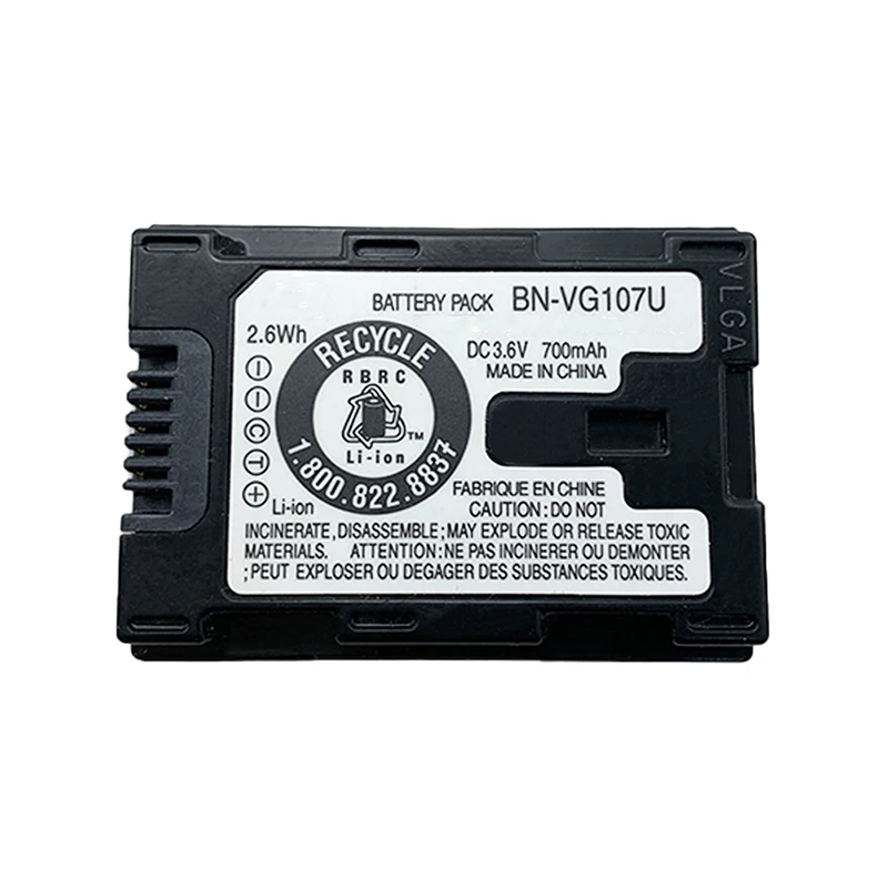 

Original BN-VG138 Cameras Battery for JVC GZ-E10 GZ-EX210 GZ-HD500 GZ-HM30U BN-VG138U BN-VF808 3.6V 3750mAh Li-Ion Battery