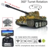 Heng Long HL 7.0 Tiger I RTR RC Tank 1:16 3818 FPV Camera Hand Painted Color Toys Remote Control Military Car Toys Gifts 1