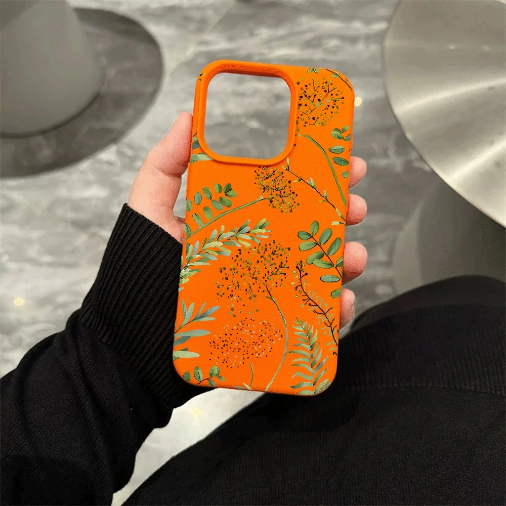 Fern Fronds Silicone Matte Phone Case Cover