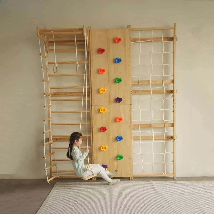 Juego-de-escalera-sueca-de-madera-para-ni-os-gimnasio-de-pared-de