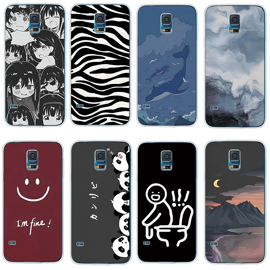 Custodia In Silicone Per Samsung Galaxy S4 S5 Mini S7 Edge Custodie Coque Paraurti Cover Posteriore Full 360 Protettivo Morbido Tpu