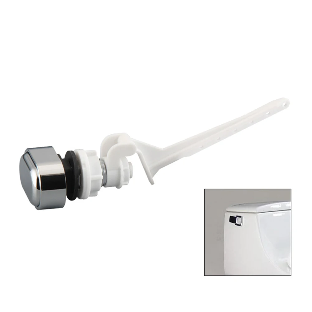 ABS Toilet Tank Button Flush Lever Push Button Replacement Bathroom Accessory Toilet Water Tank Button Bathroom Access