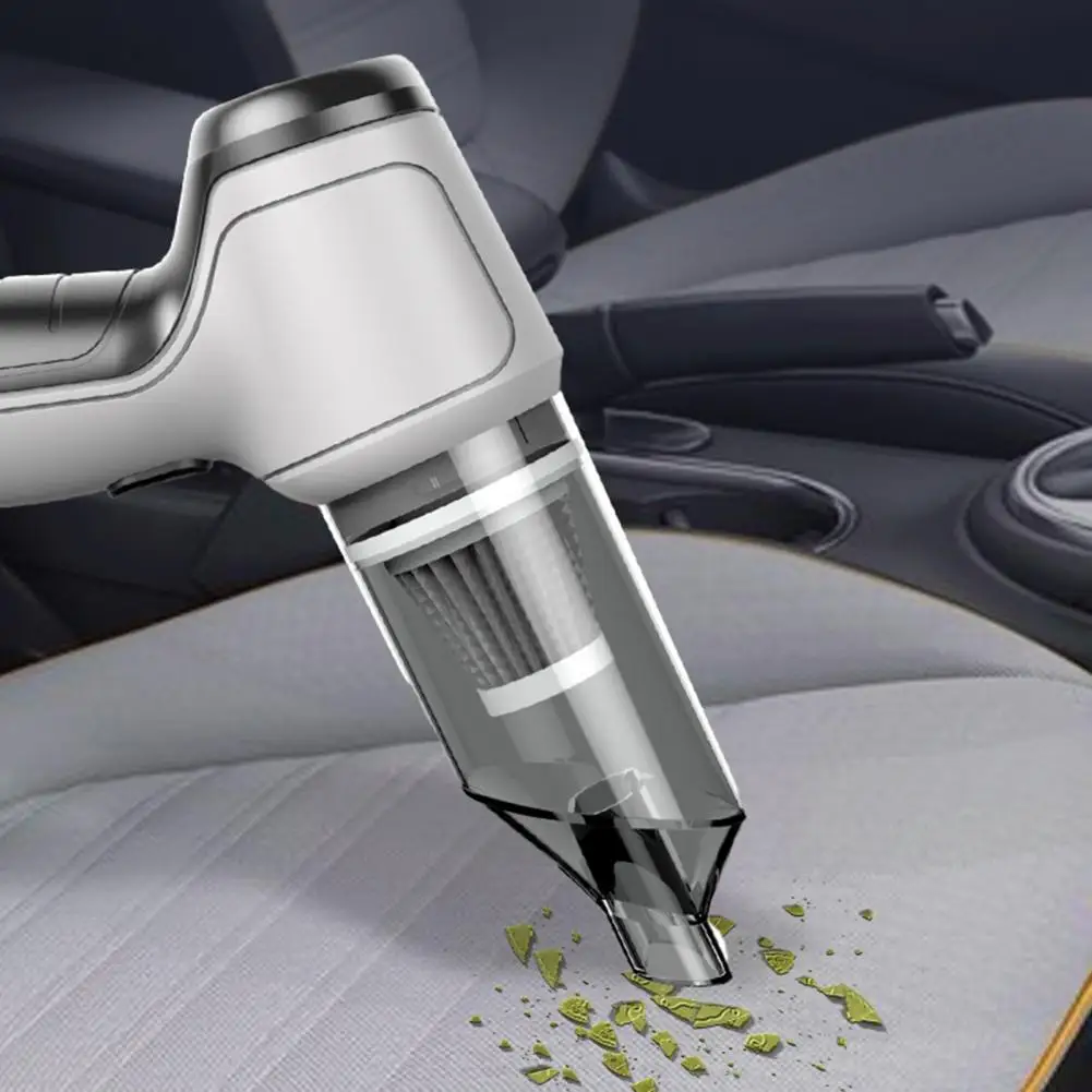 Cordless Car Vacuum Portable Wireless Car Vacuum Cleaner with 9000pa Strong Suction Low Noise Operation Rechargeable for Wet
