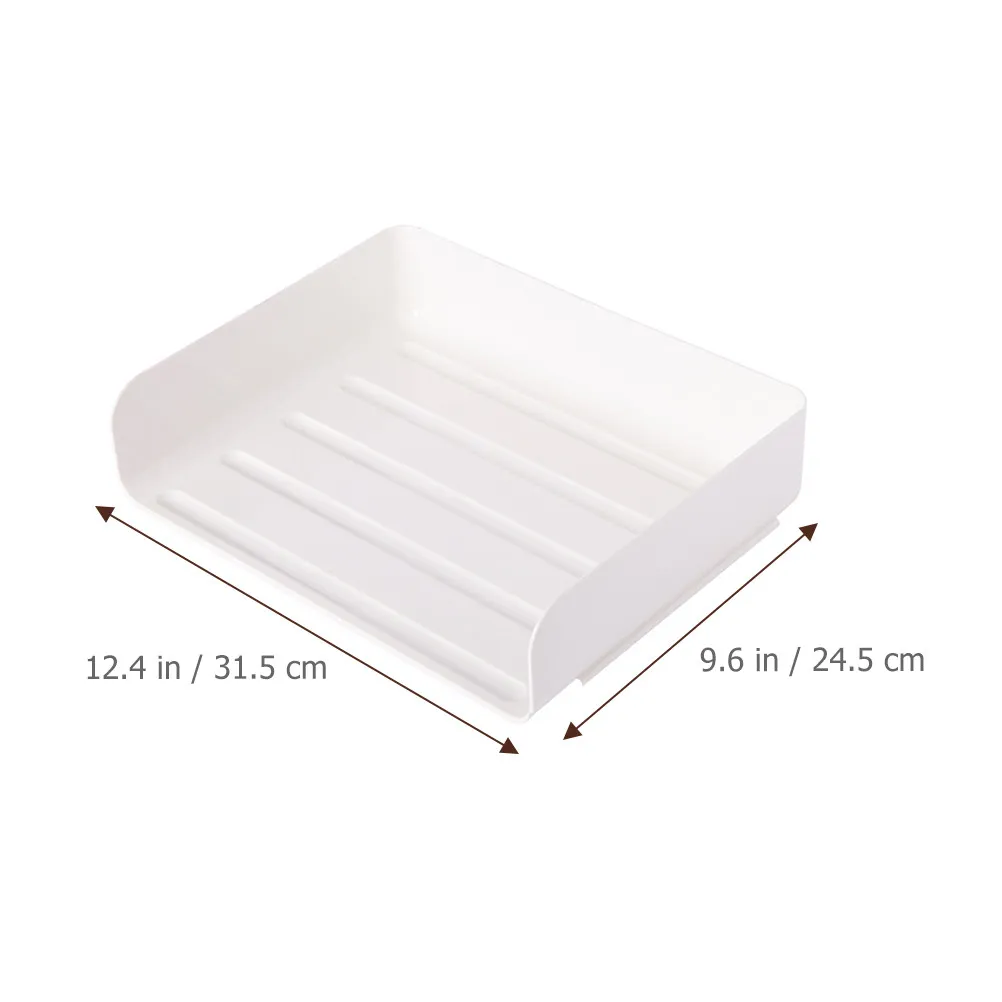 플라스틱 데스크탑 문서 홀더, 매끄러운 표면과 강력한 내하중력을 갖춘 사무실 책상용 적층형 파일 정리함