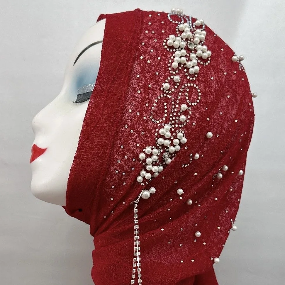 Hijab Muslim Women Shawl Headscarf Freeshipping Luxury Tassels Scarf Malaysia Prayer Kufi Islam Saudi Arabia Fashion New 05204