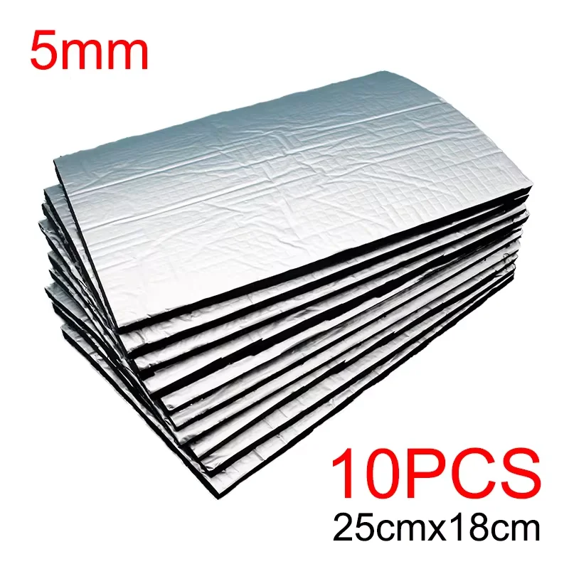 5mm Car Soundproofing And Insulation Pads Enhance The Heat Insulation And Noise Reduction Effect Of Car Box Trucks 1/5/10shee sound proof mat sound insulation mat heat insulation mat sound deadener mat