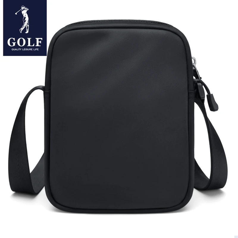 GOLF Crossbody Bag Men Mini Cross Shoulder Bags Man Purse Mobile Cell Phone Small Male Side Messenger Waterproof Oxford Black - 5