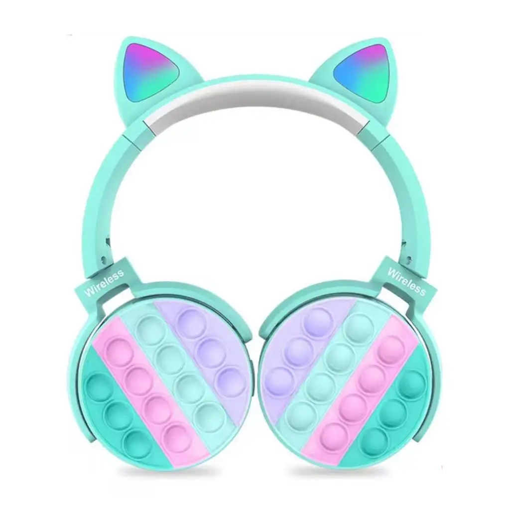 

Wireless Bluetooth-compatible Headphone Pet Ear Bass Portable Mobile Phone Tablet Handsfree Call Game Music Headset