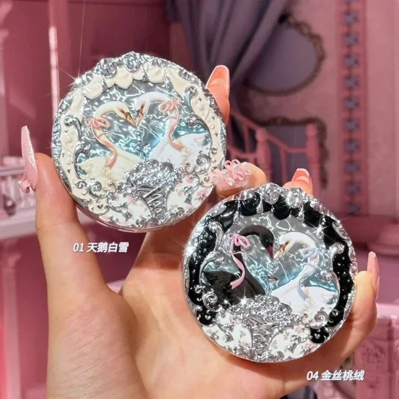 Flower Sa Swan Ballet Velvet Blush In Rilievo Matte Makeup Fard Pressato Pallet In Polvere Peach Cheeks Natural Blush Palette