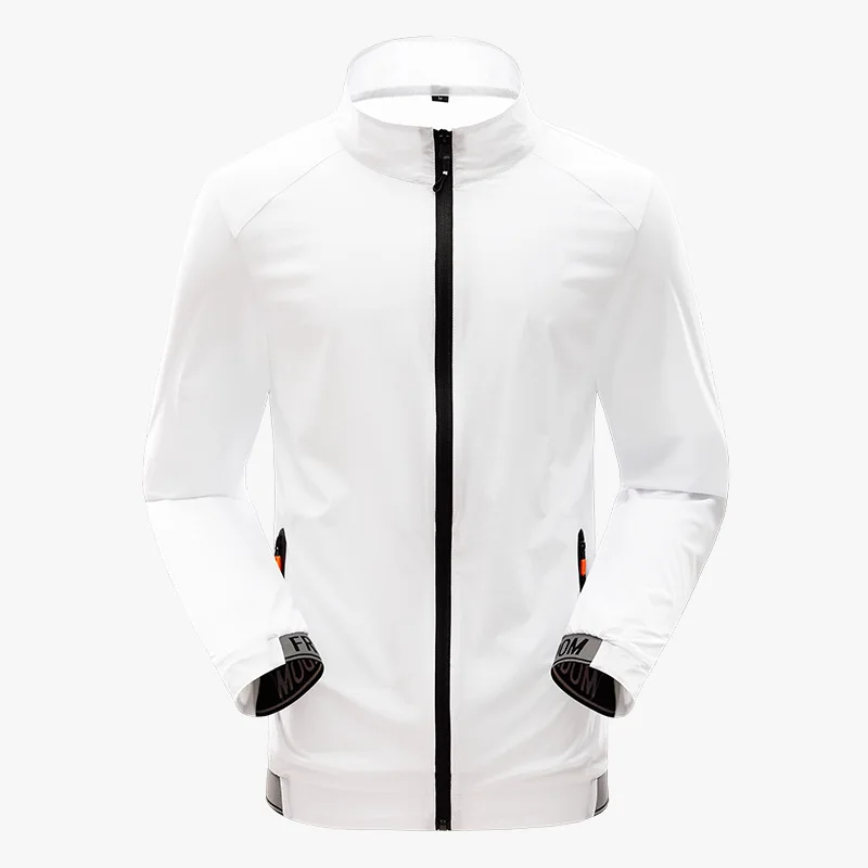 (M-4XL)Outdoor Sports Sunscreen Skin Coat Summer New Nylon Four-sided Bomb High Quality Tourist Coat