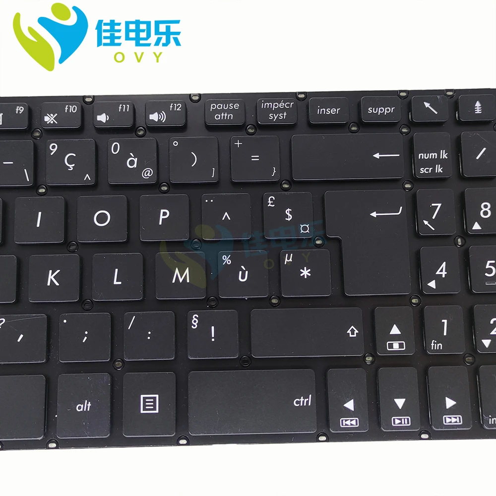 Teclado para Asus Vivobook Francês Azerty ru Russo Francês Asus X705ba X705fn X705n X705 X705uv N705 F705 0knb06601fr00 - Imagem 4