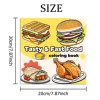 Food Bold-easy Patterns Coloring Book for Adults Cute Drawing Book Perfect Gift for Party and Birthday 2