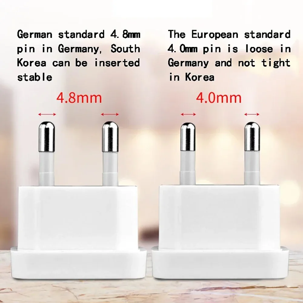 Universal Europe Power Plug Adapter - Compact & Convenient Travel Converter