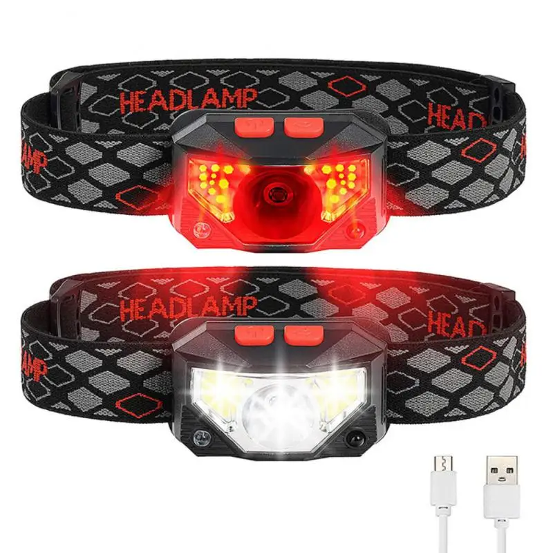 

Портативный налобный фонарь для рыбалки, 1200 мАч