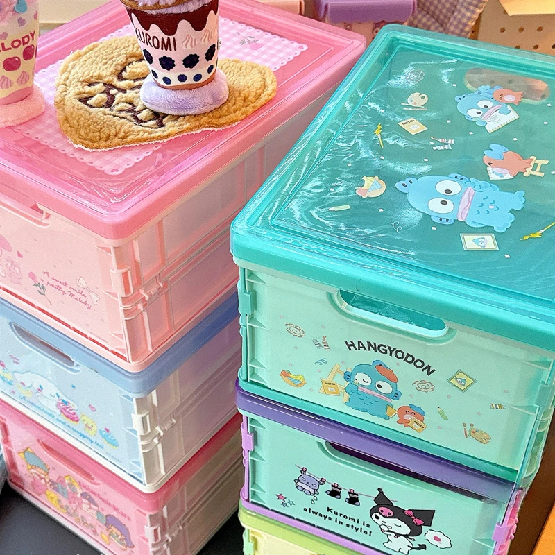 サンリオ クロミ デスクトップ 大型 折りたたみ収納ボックス
